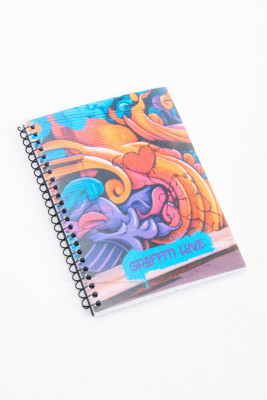 Блокнот на спіралі, А6, 48 аркушів